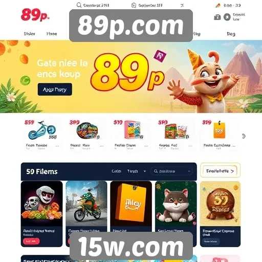 Acessibilidade e design do site 89p.com